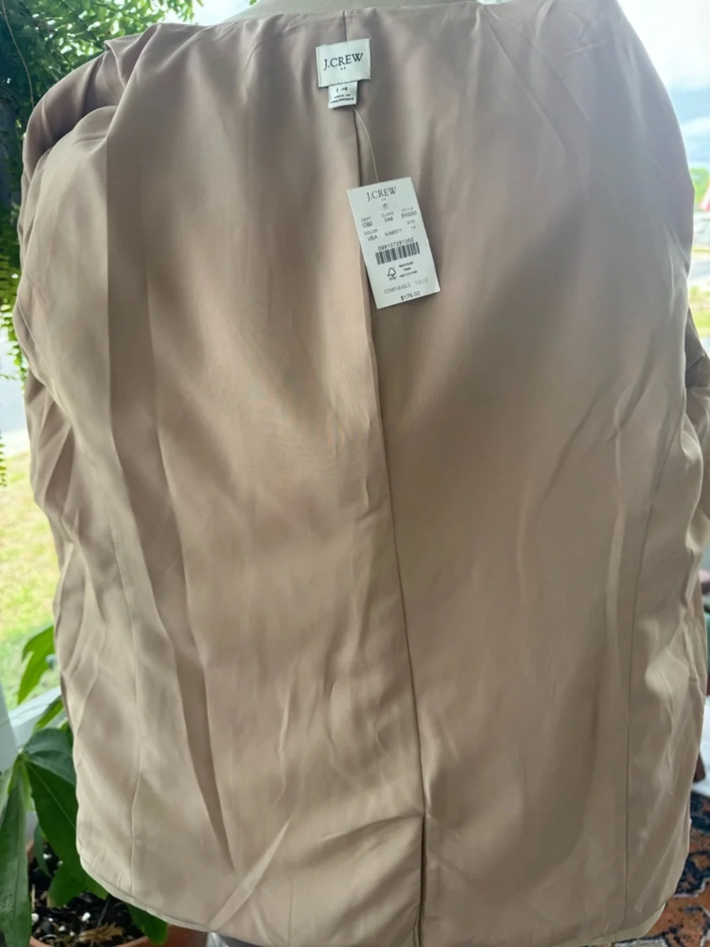 J. Crew Khaki Single-Button Blazer - Picture 9 of 11